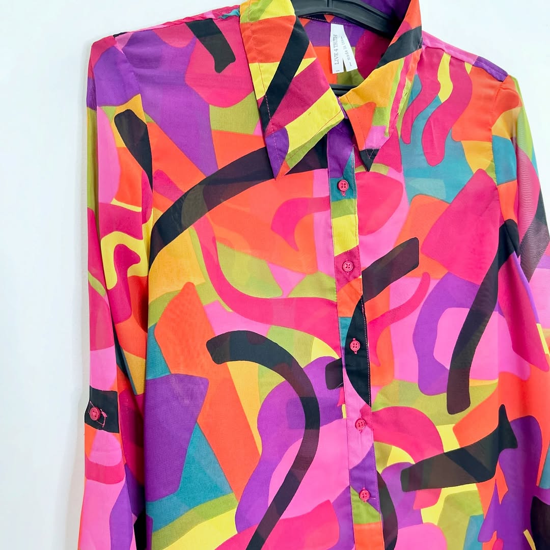 Stripes Shirt: Chest: 44