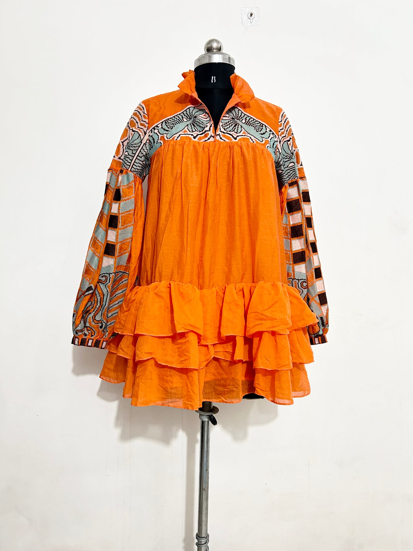 Iris Apfel X H&M Flounce-hemmed Dress