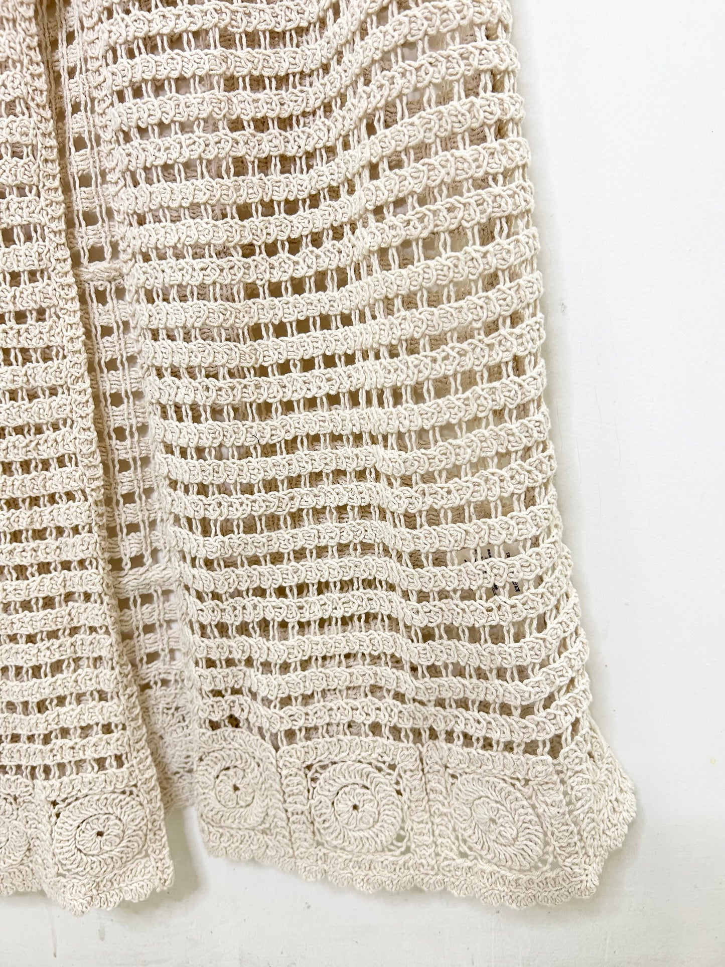 Crochet Beige Shrug