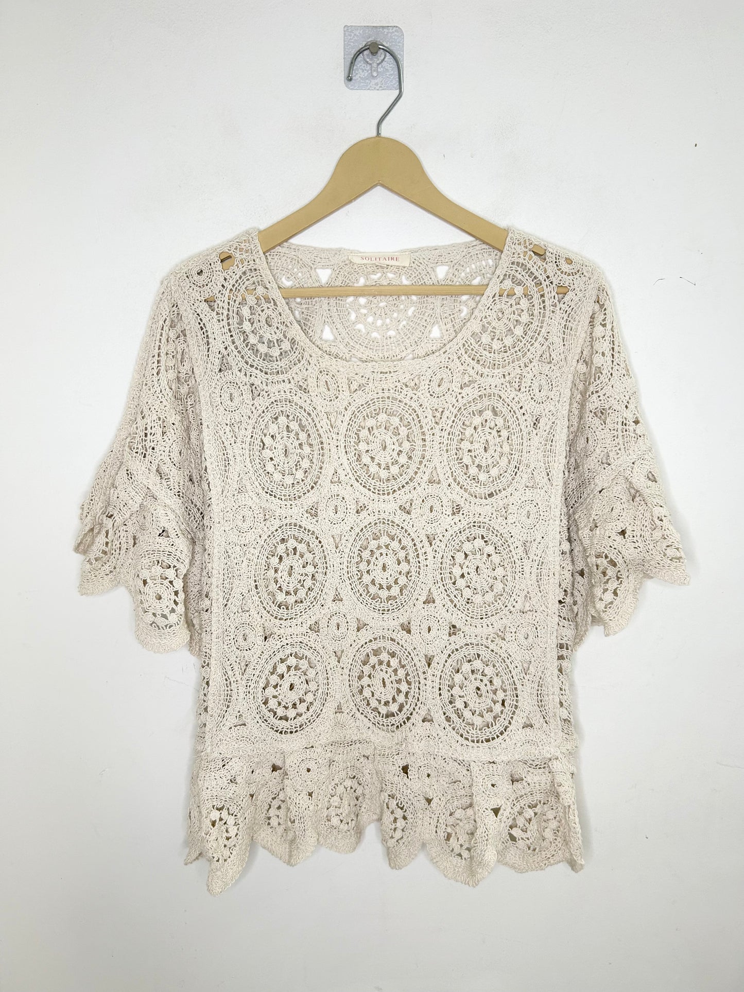 Crochet Butterfly Top: Bust- 44”