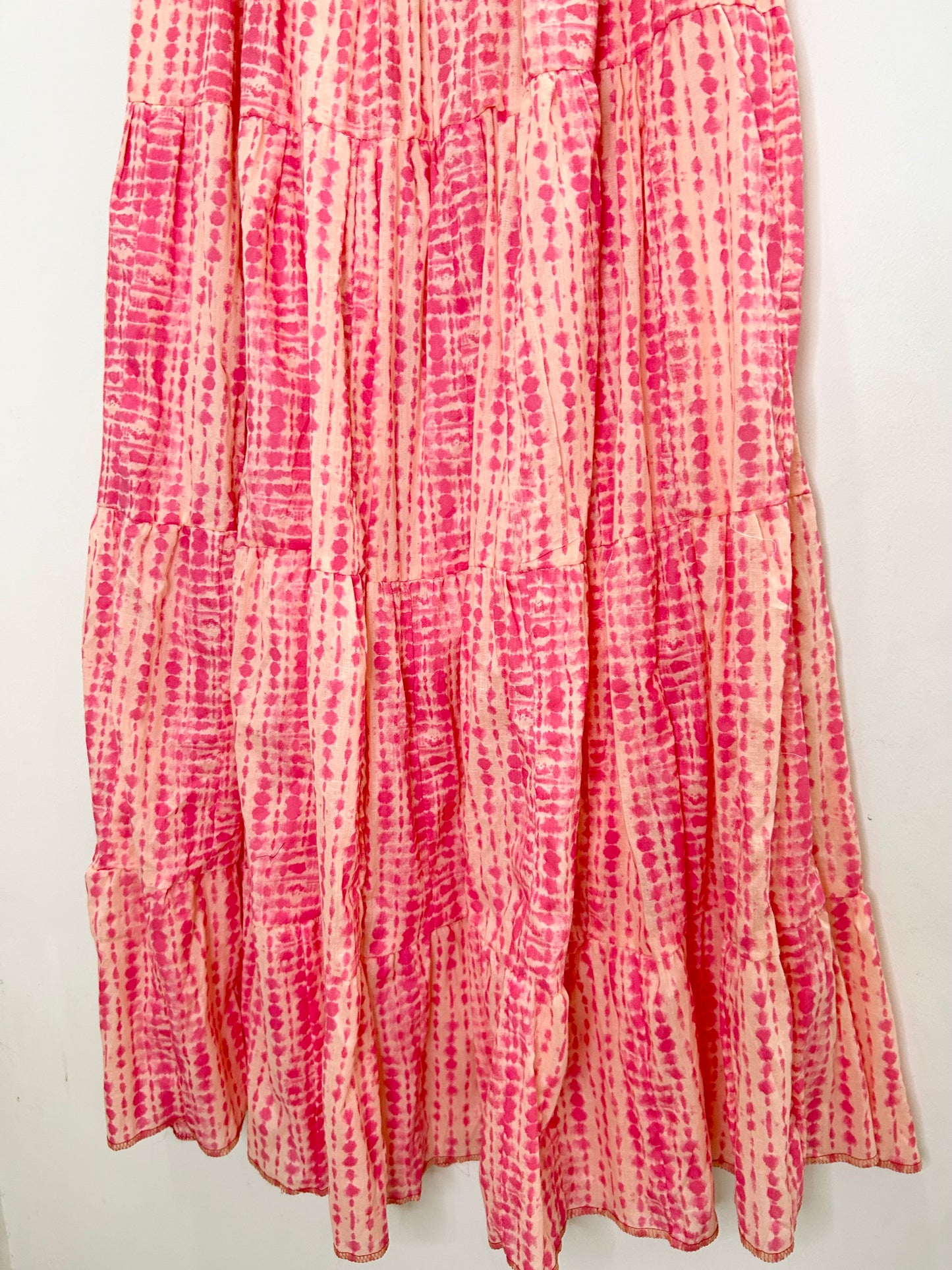 Pink Tie-Dye Skirt