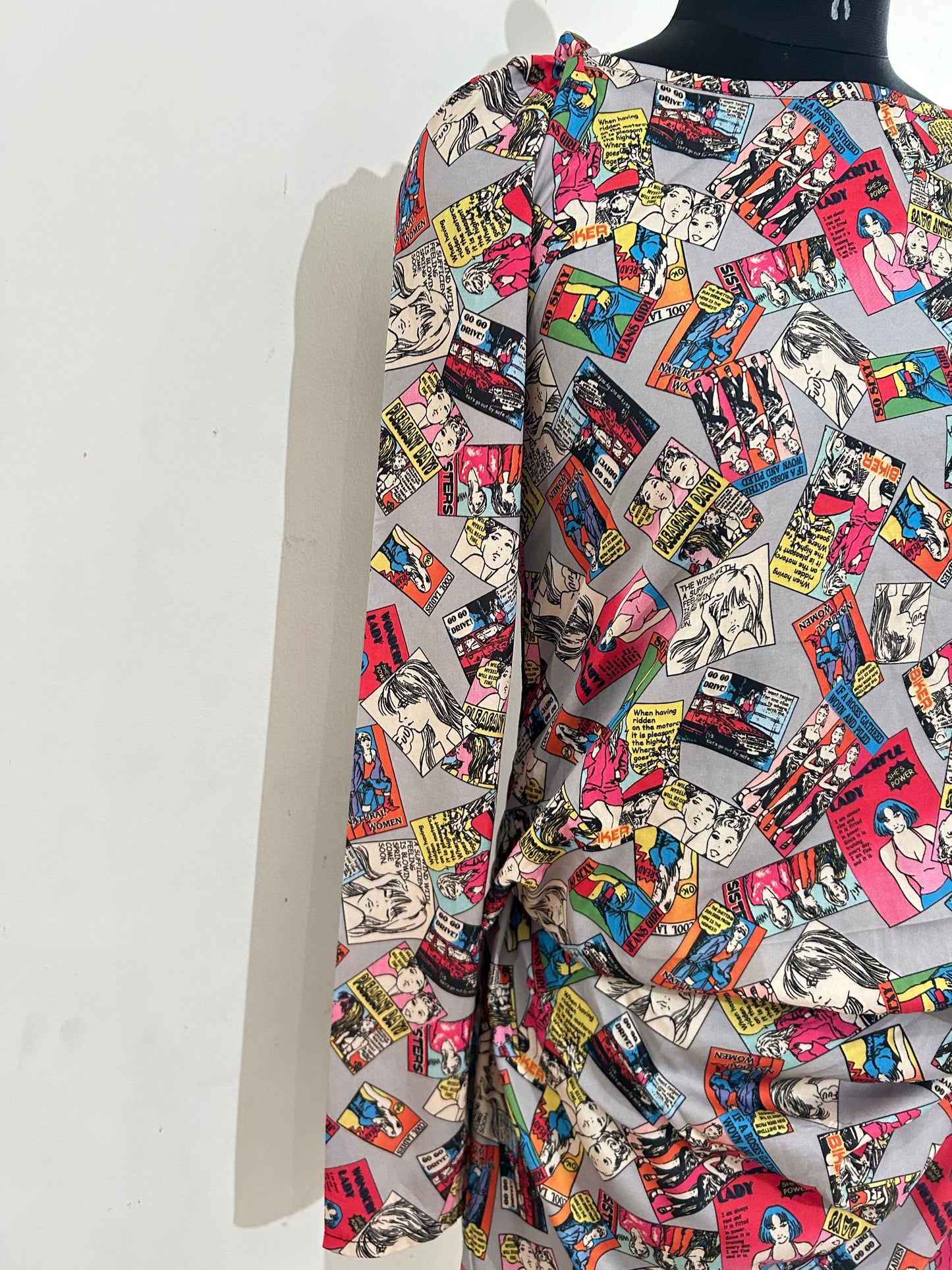 Comic Print Dress