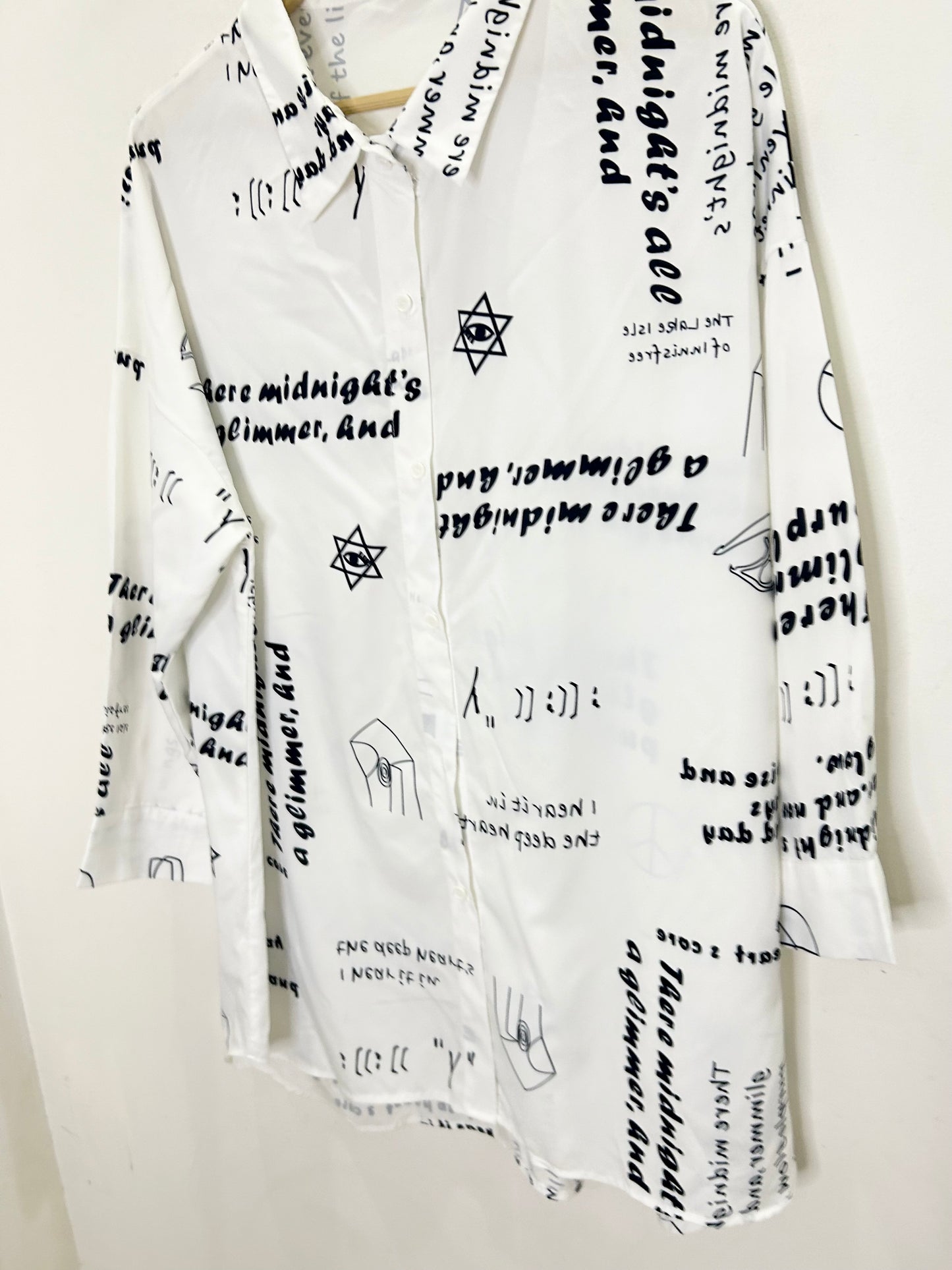 Letter Shirt: Chest: 50”