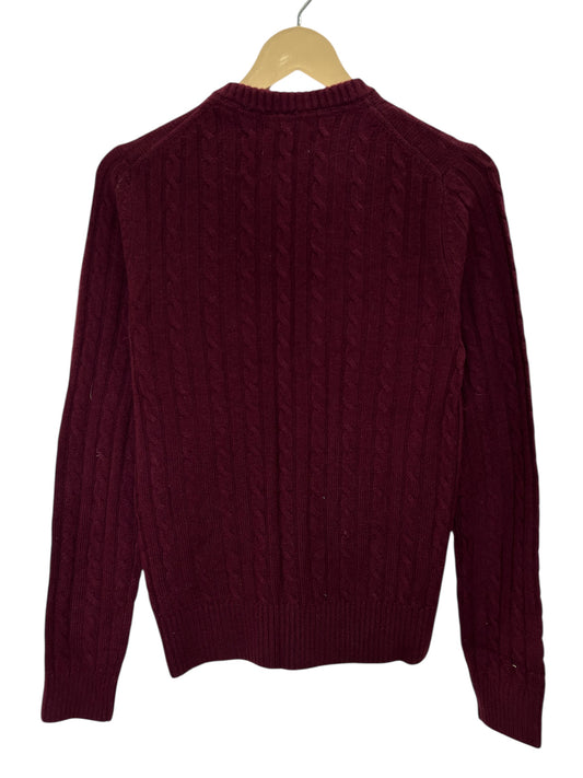 Solid Burgundy Sweater