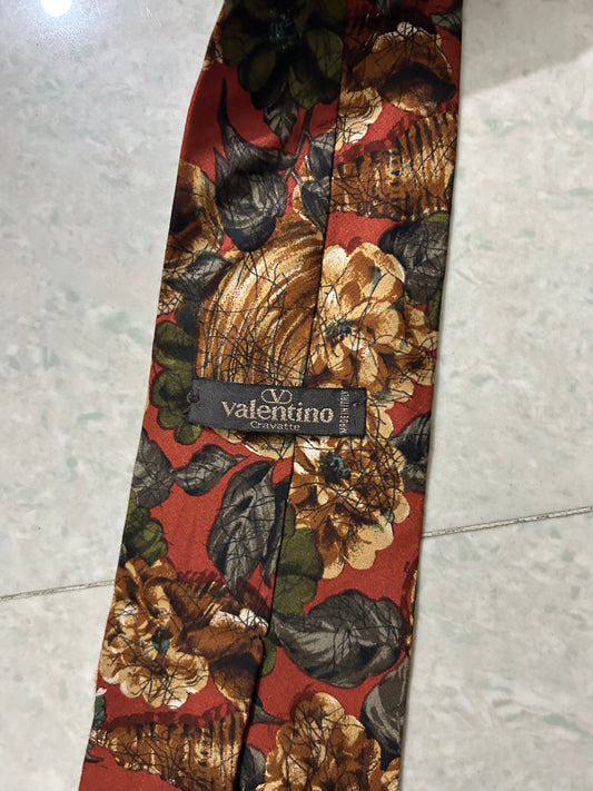 Valentino Shells & Flower Tie