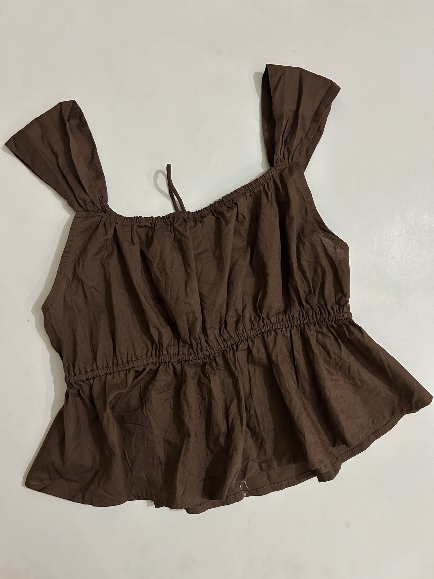 Brown Knot Top