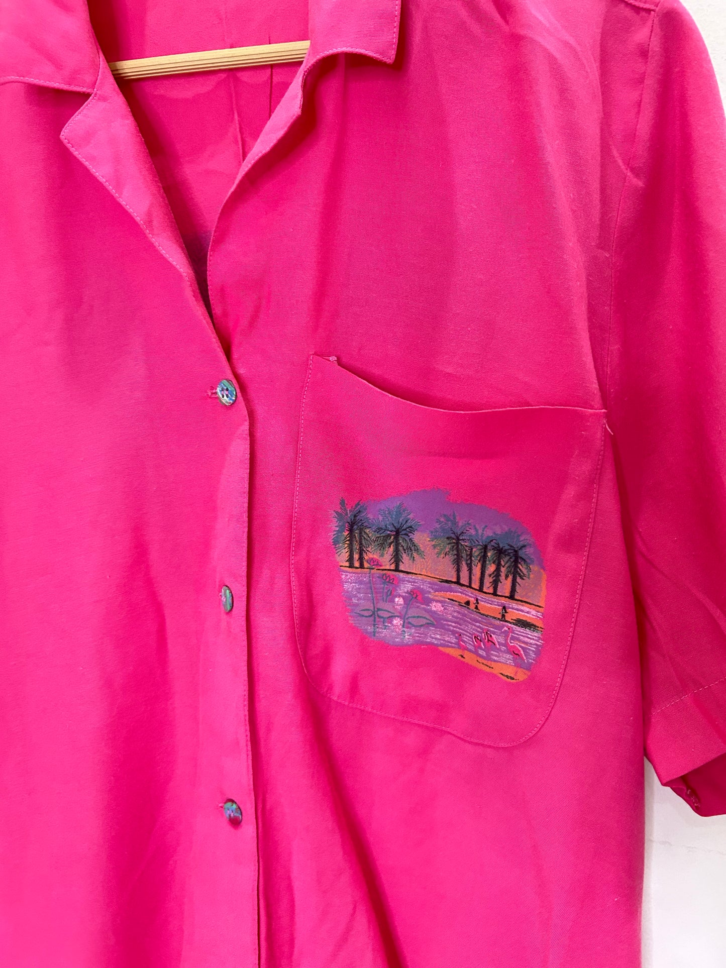 Flamingo Print Shirt