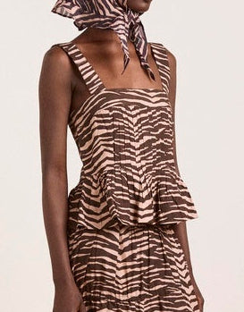 Damson Madder Zebra Top
