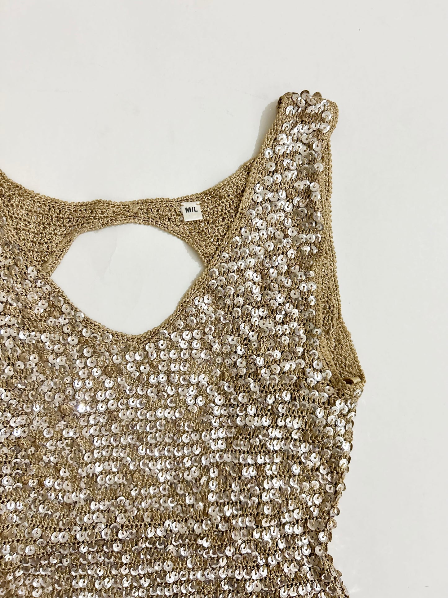 Backless Embellishments Top