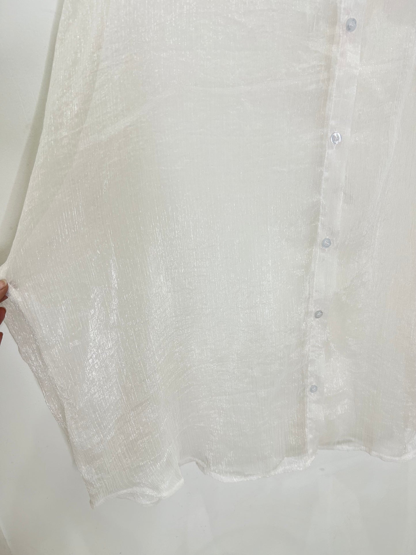 Sheer White Shirt