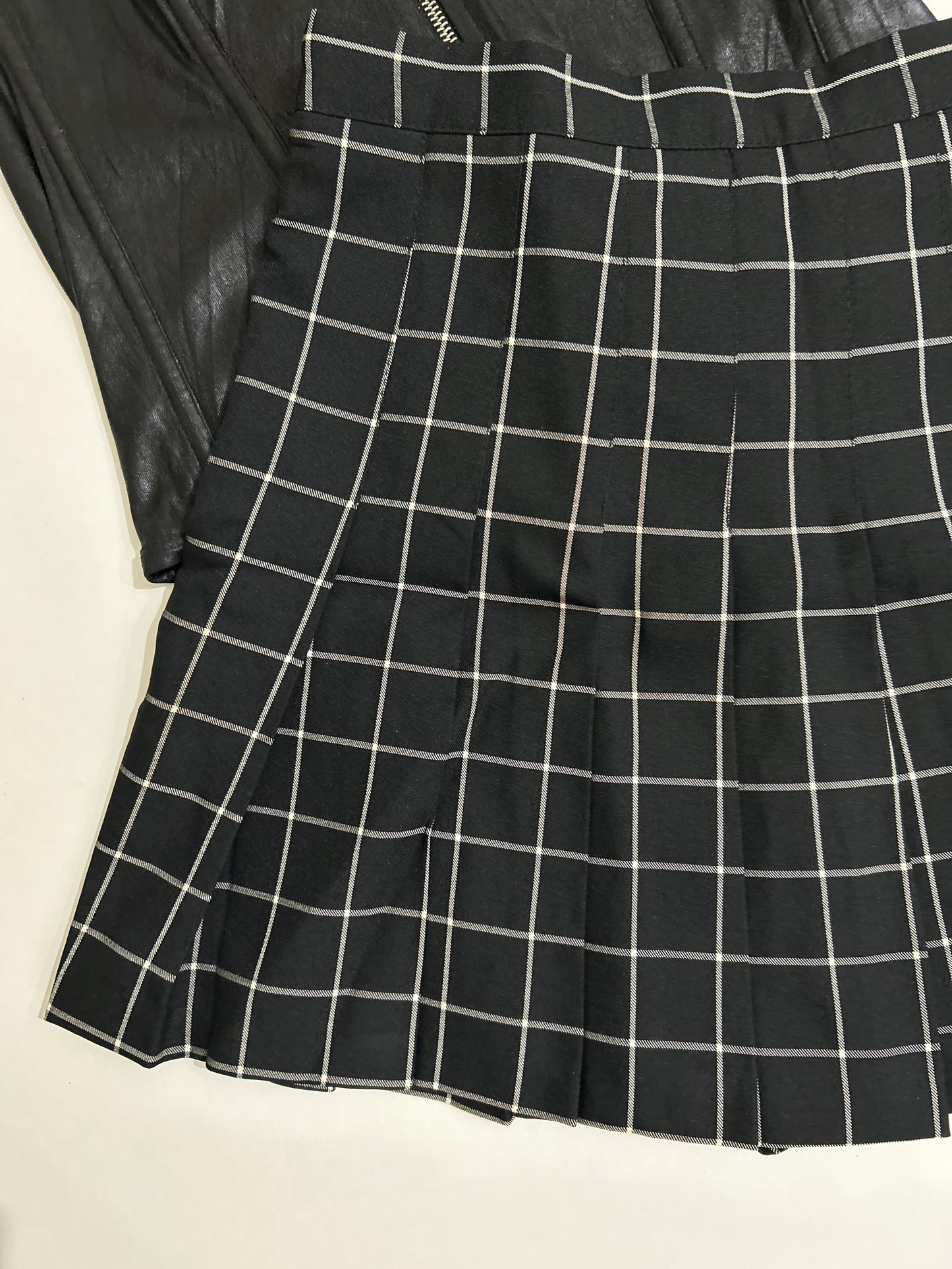 Checked Skirt