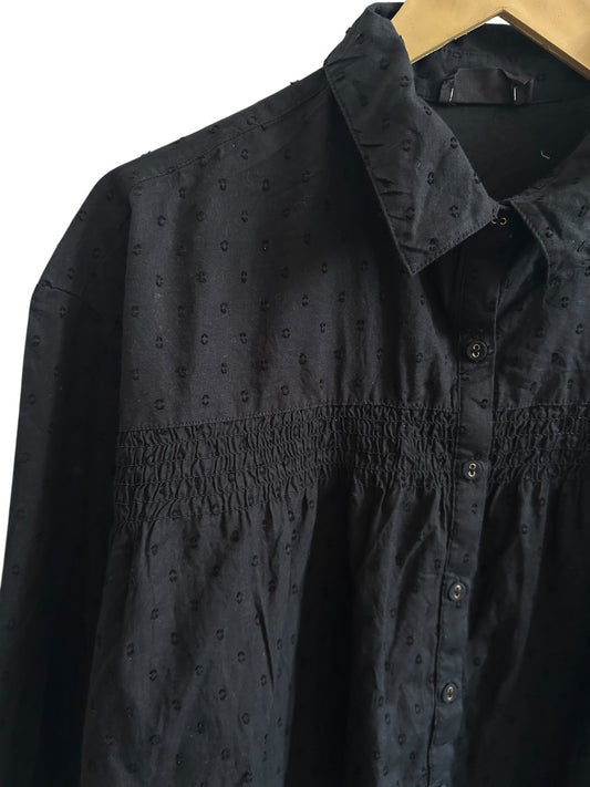 Black Cotton Shirt