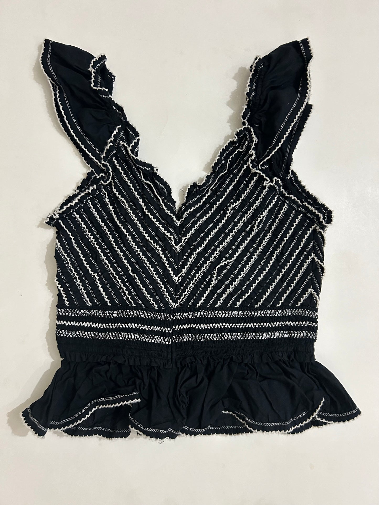 Sea Mable Embroidered Cotton Top