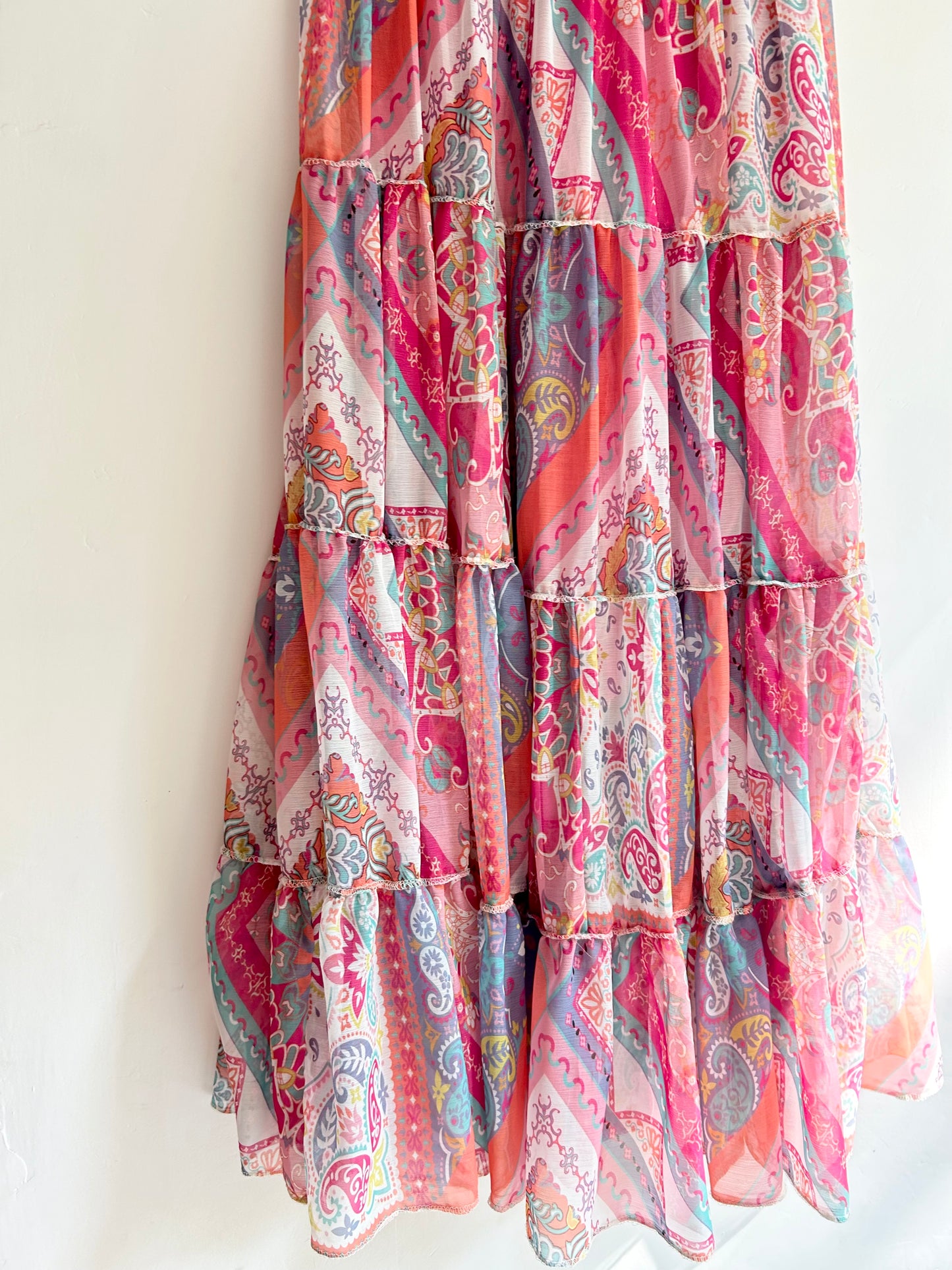 Paisley Print Skirt