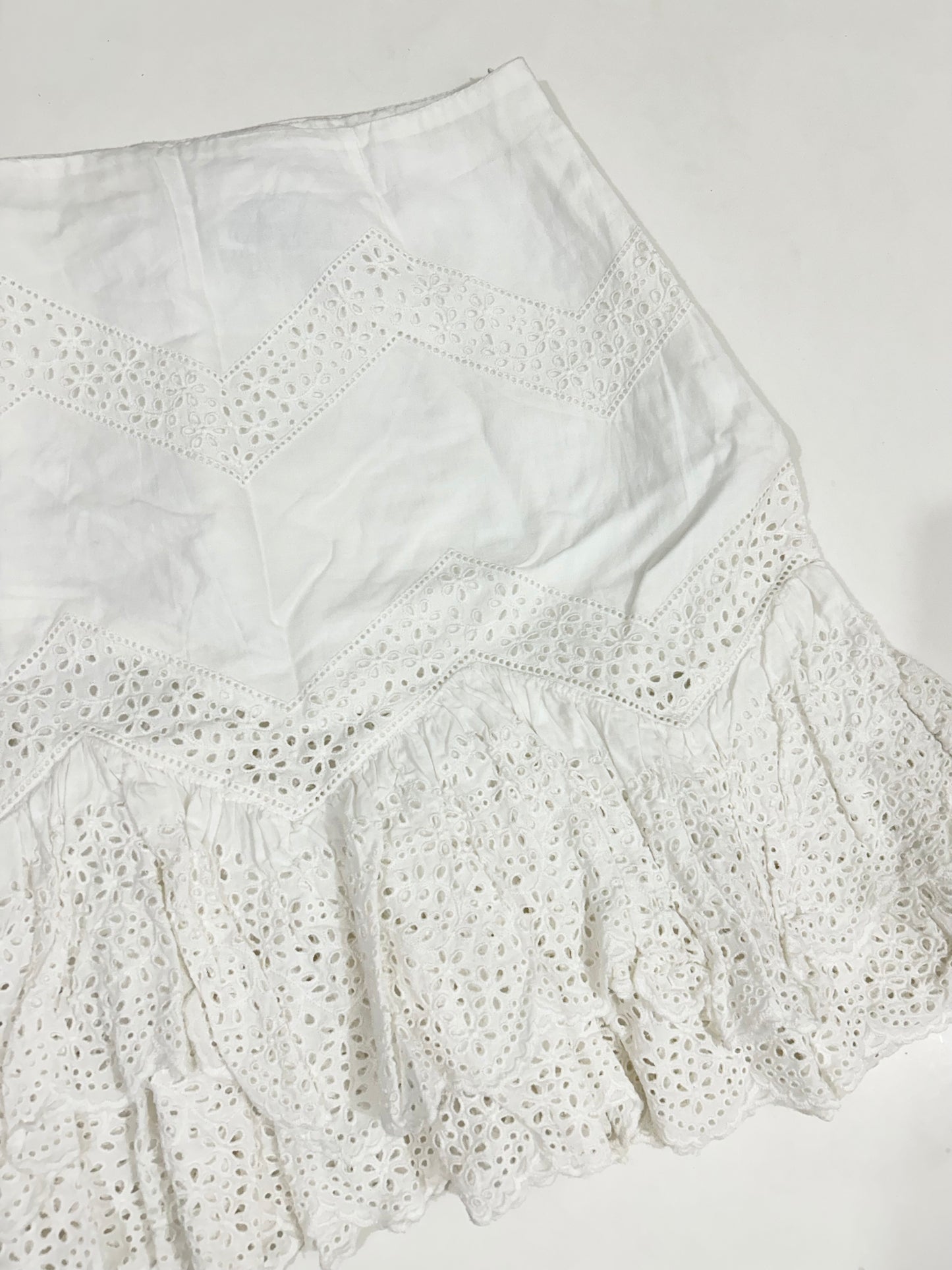 White Cotton Skirt