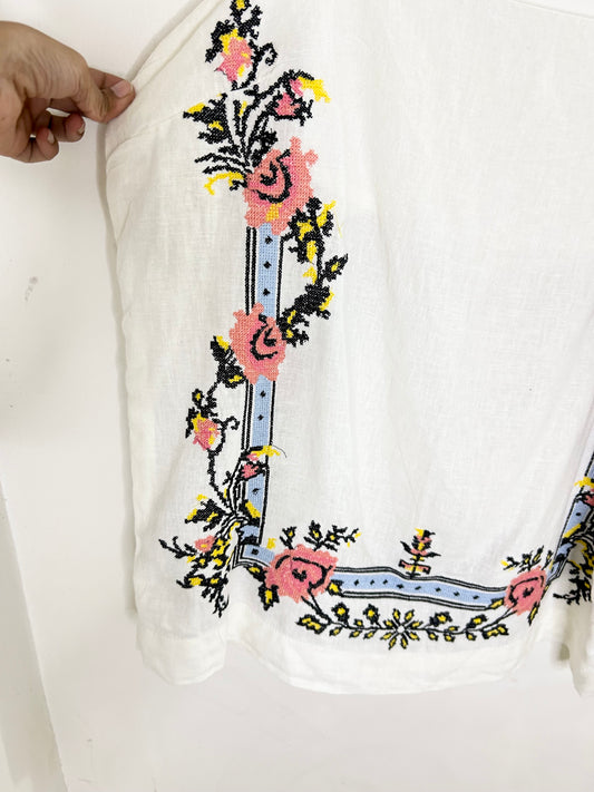 Embroidered Top: Bust- 44”/46”