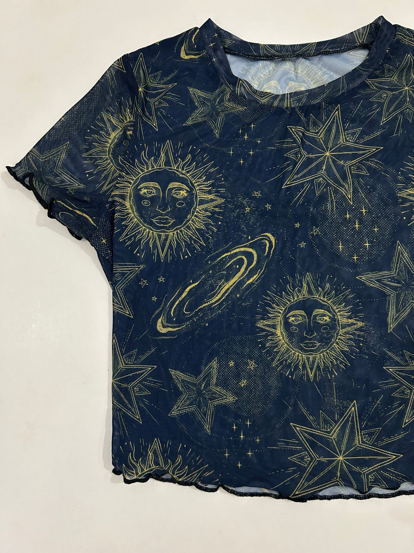 Moon & Star Mesh Top