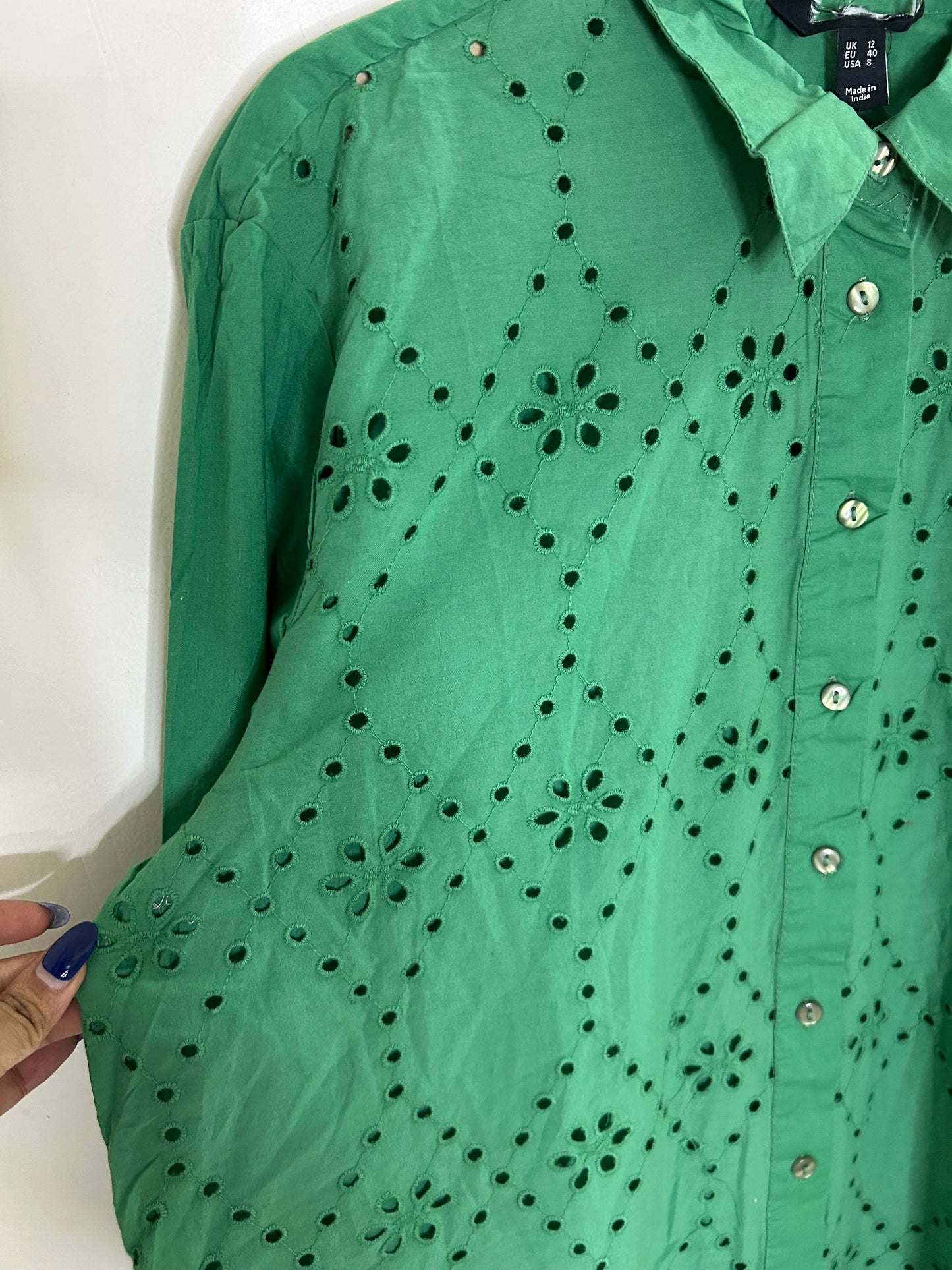 Cotton Shirt: Chest-44”