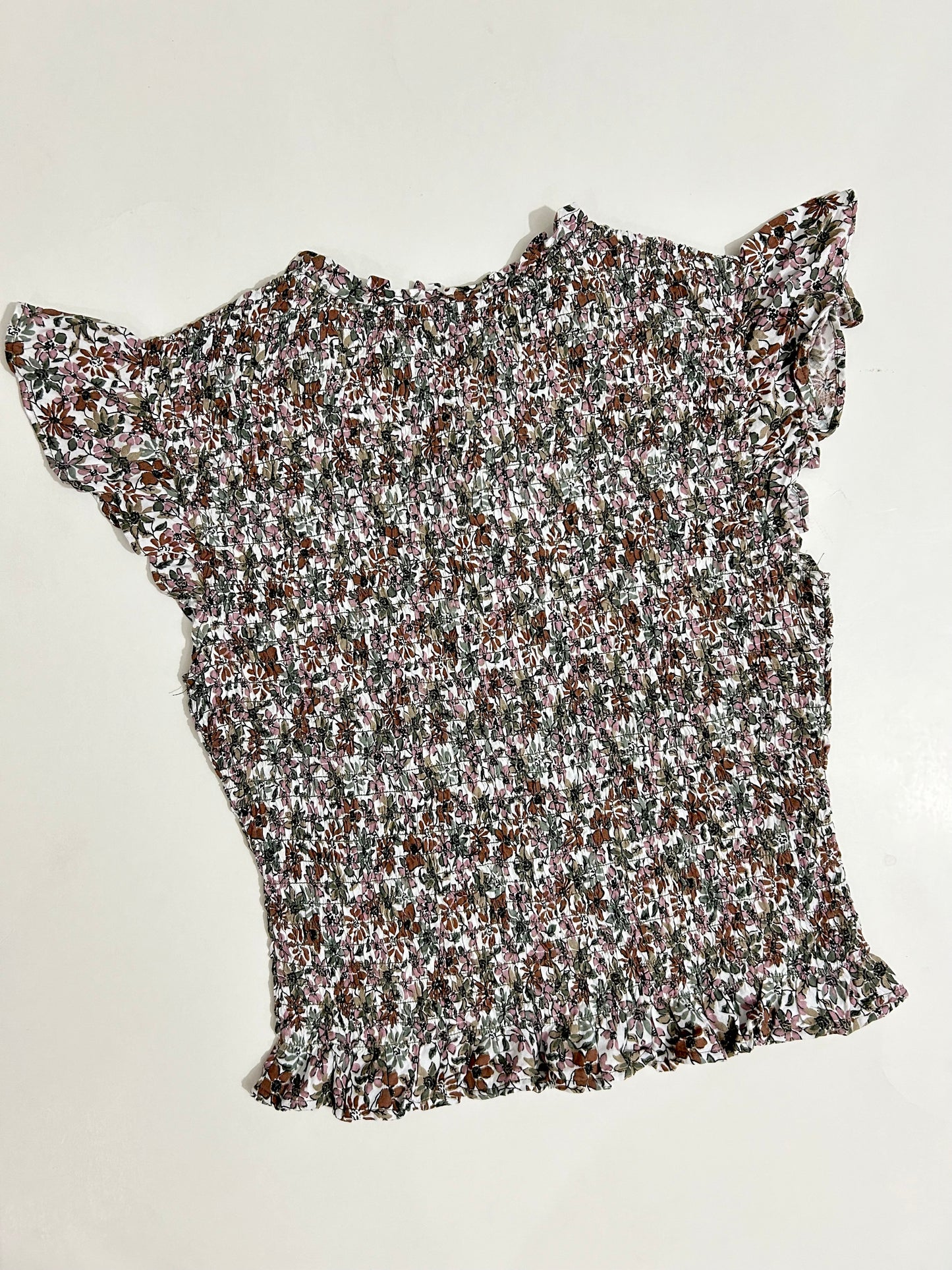 Floral Ruched Top