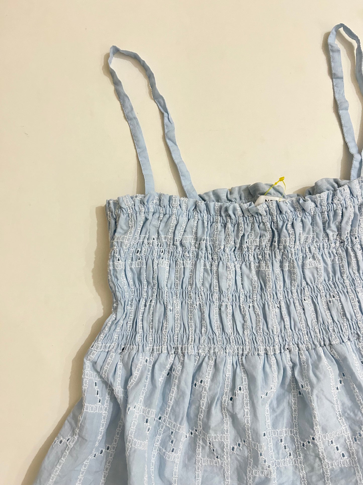 NEXT Sleeveless Shirred Broderie Cami