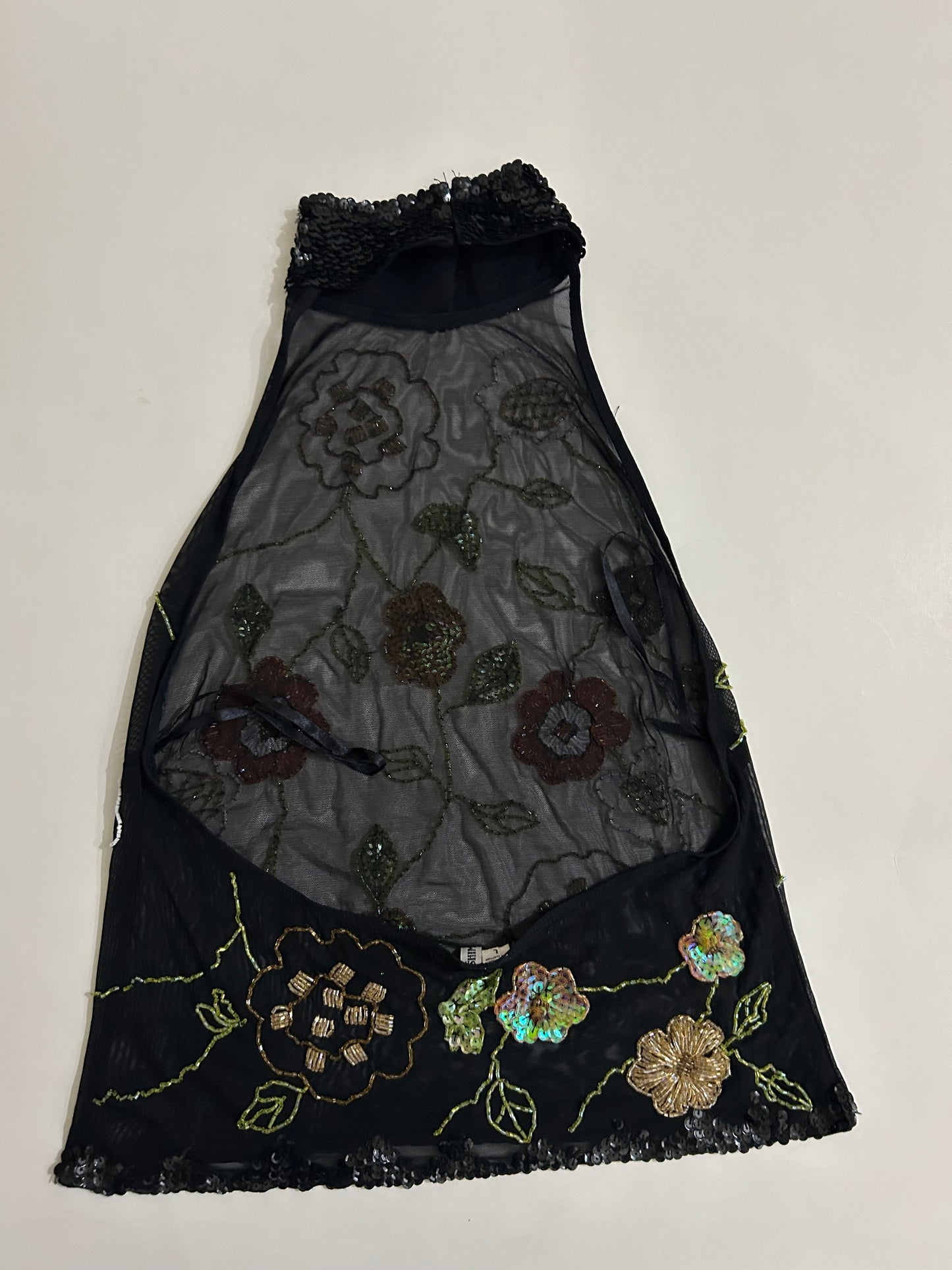Sheer Embellished Top