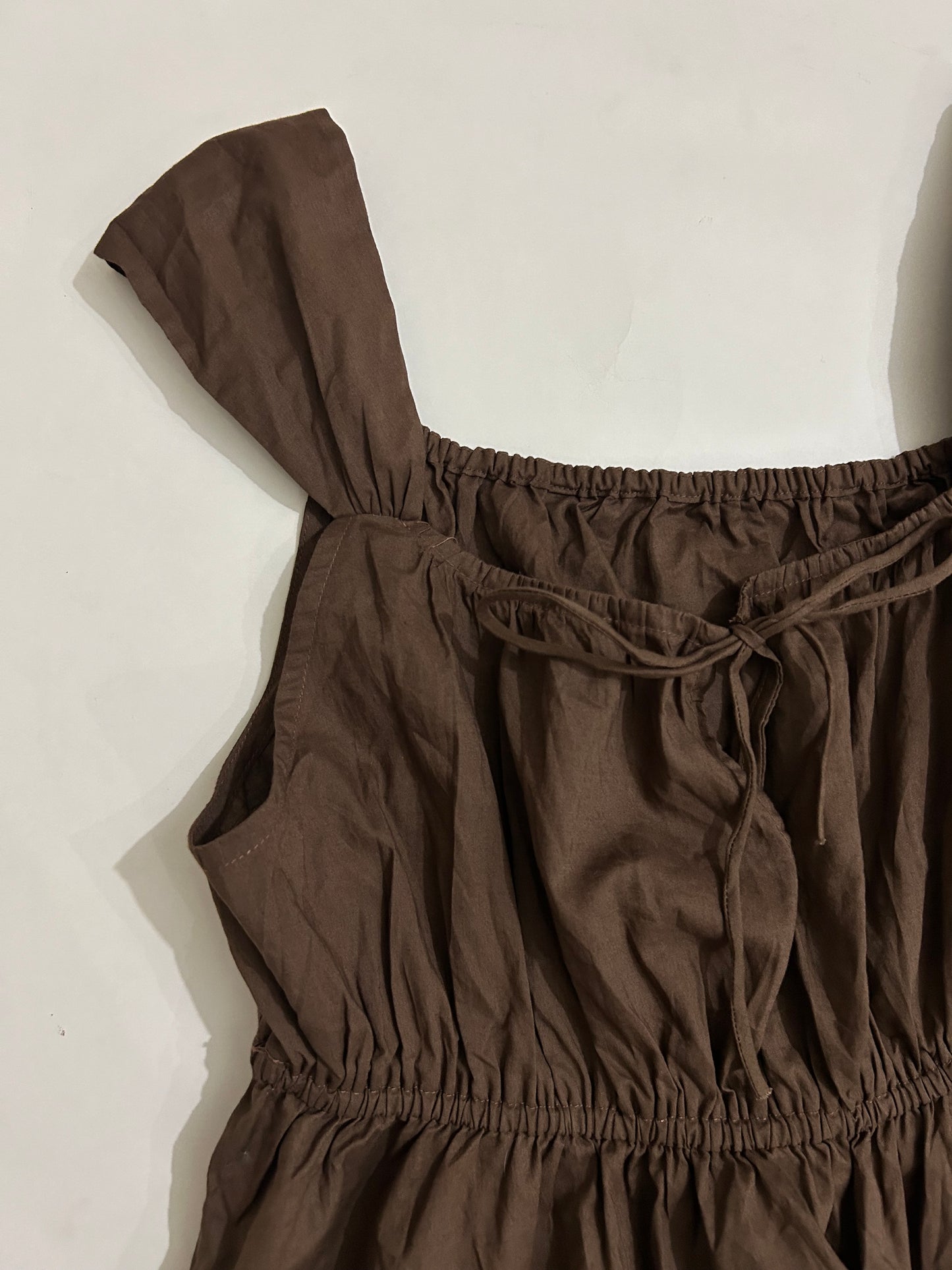 Brown Knot Top