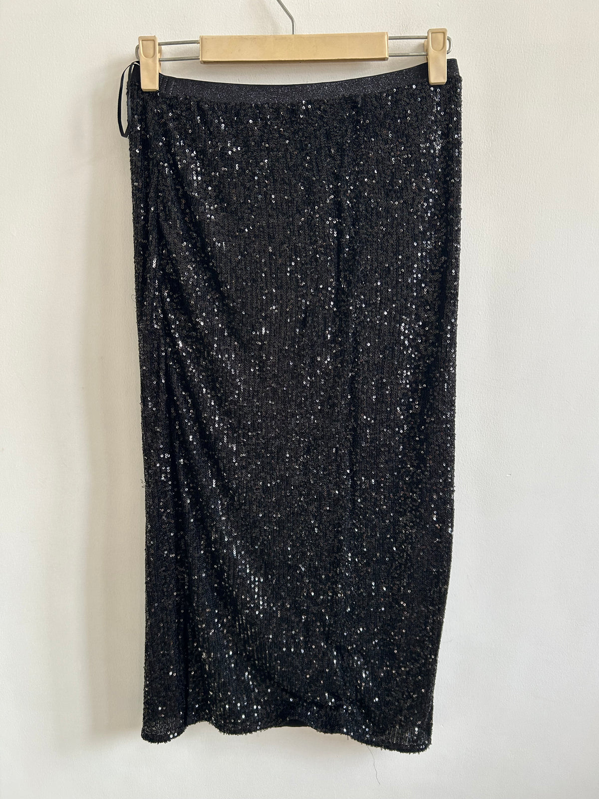 Black Shimmer Skirt