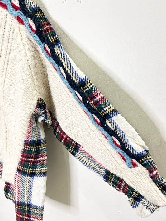 Shirt Checked Sweater