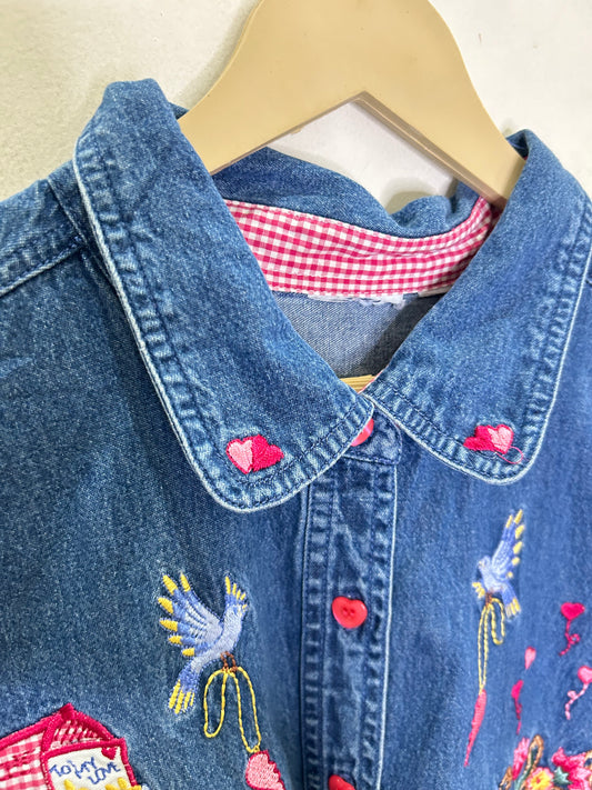 Heart Denim Shirt