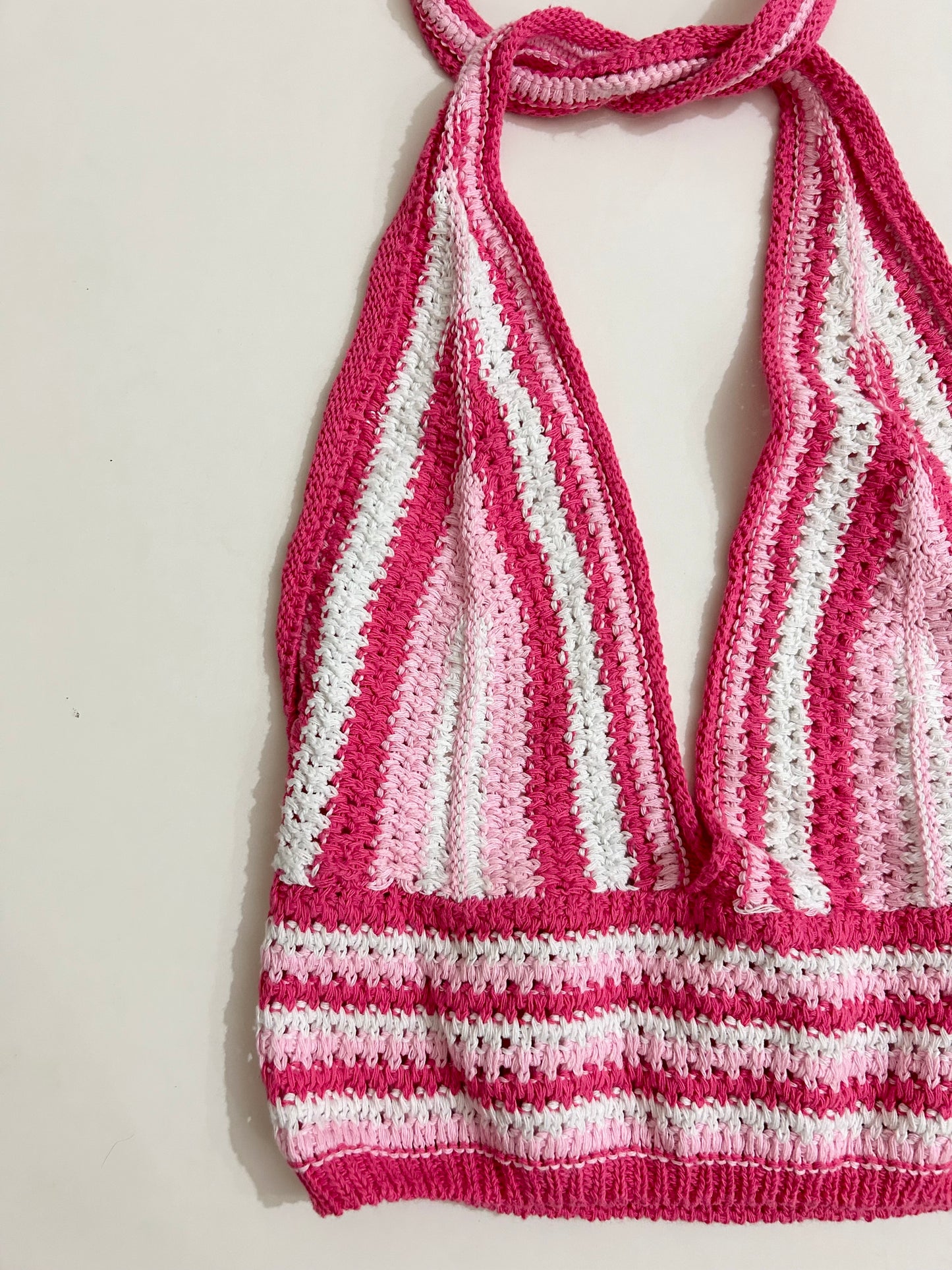 Pink Halter neck Bralette
