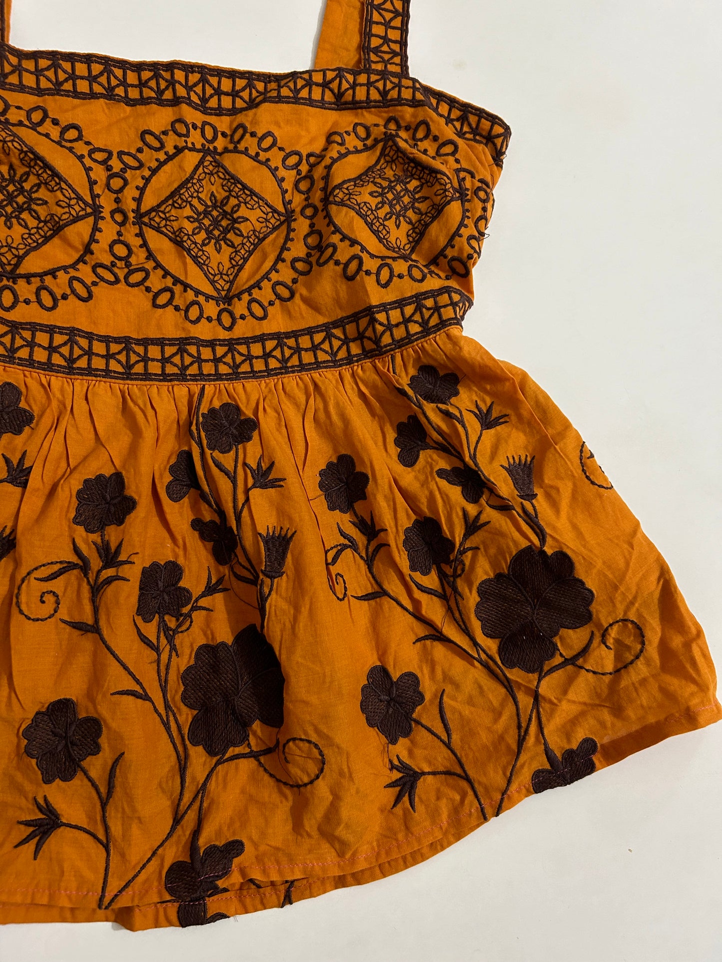 Karen Millen Embroidered Cotton Top