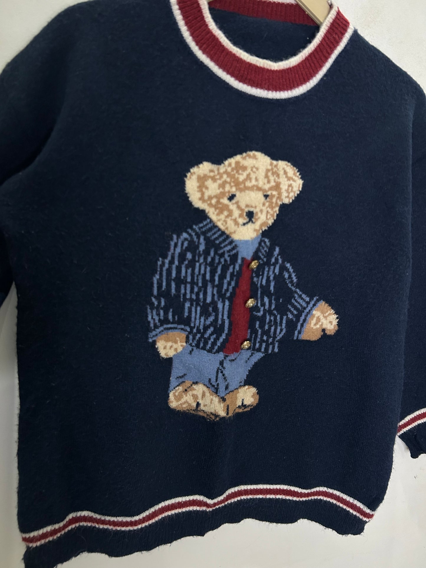 Teddy Navy Blue Sweater