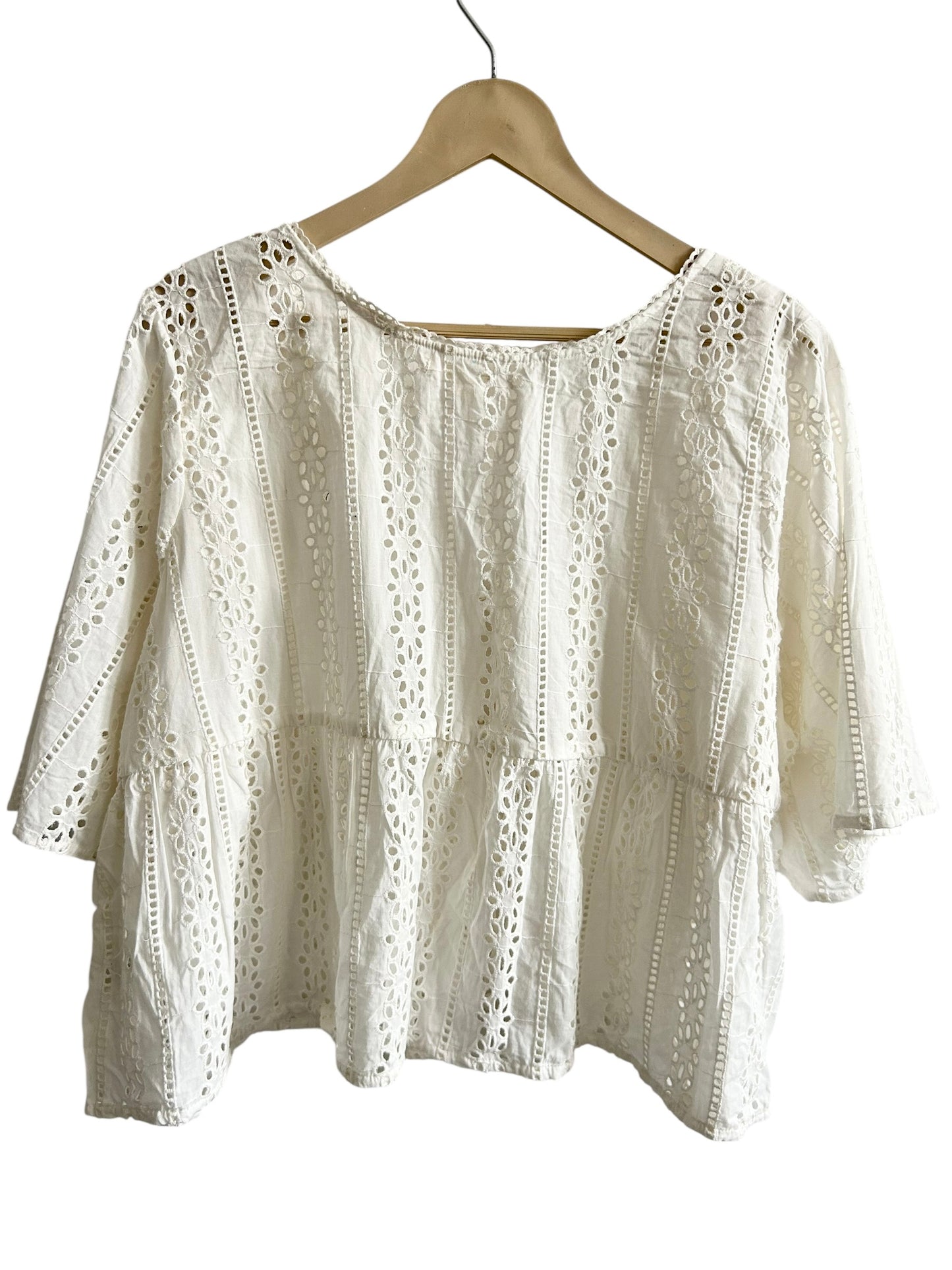 Schiffli Knot Top