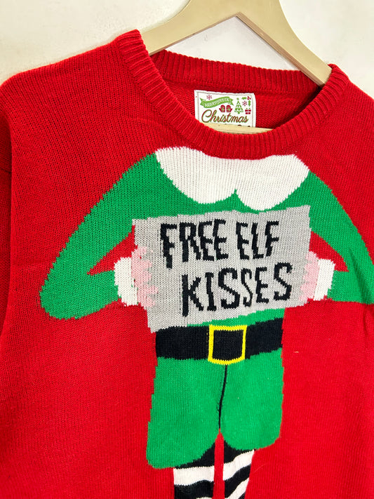 Free Elf Kisses Sweater