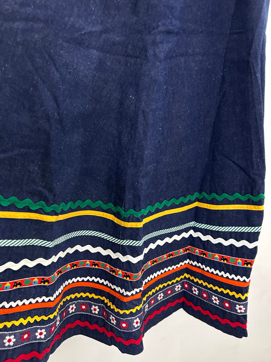 Denim Border Skirt