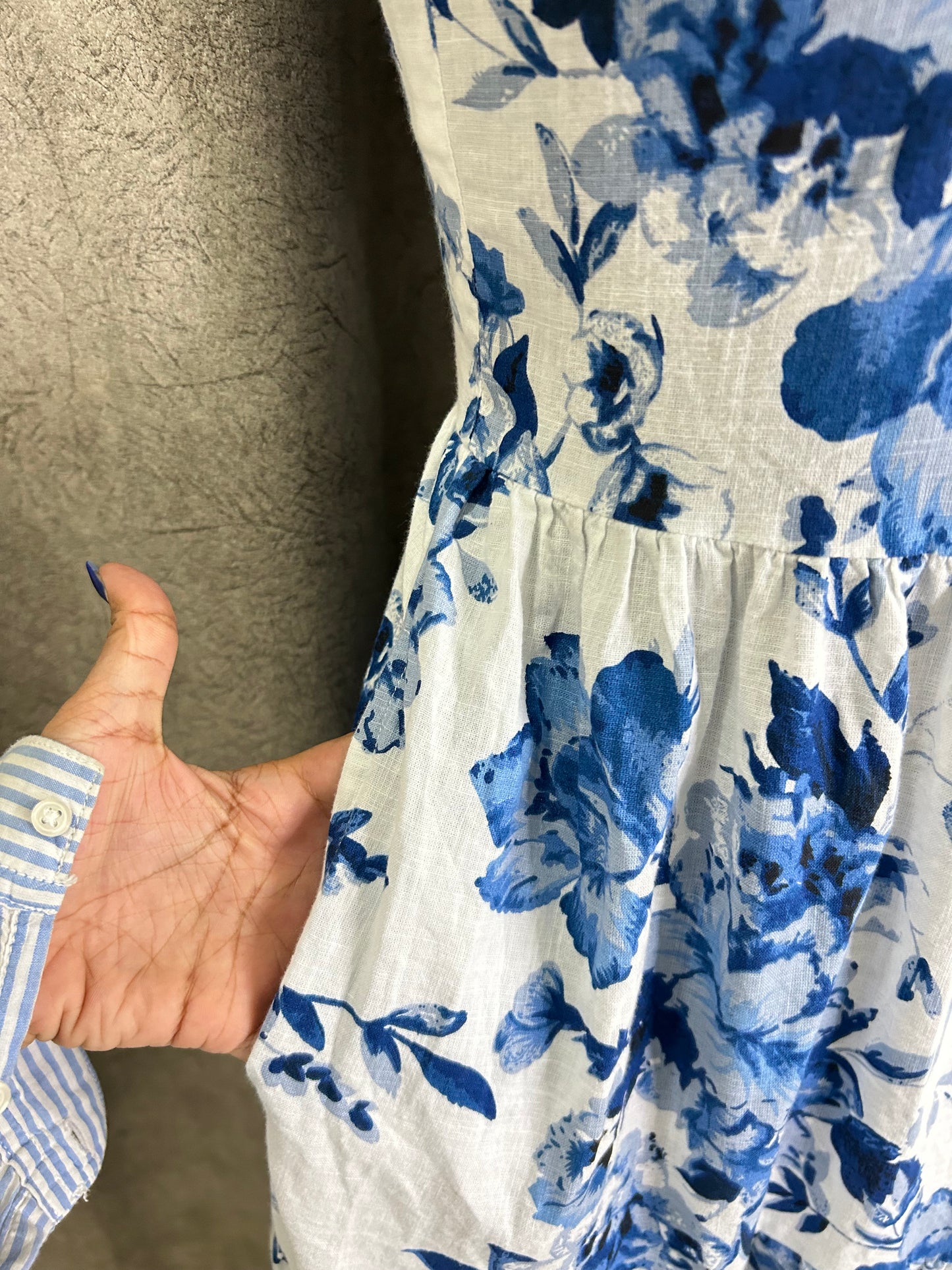 Floral Blue Breeze Dress