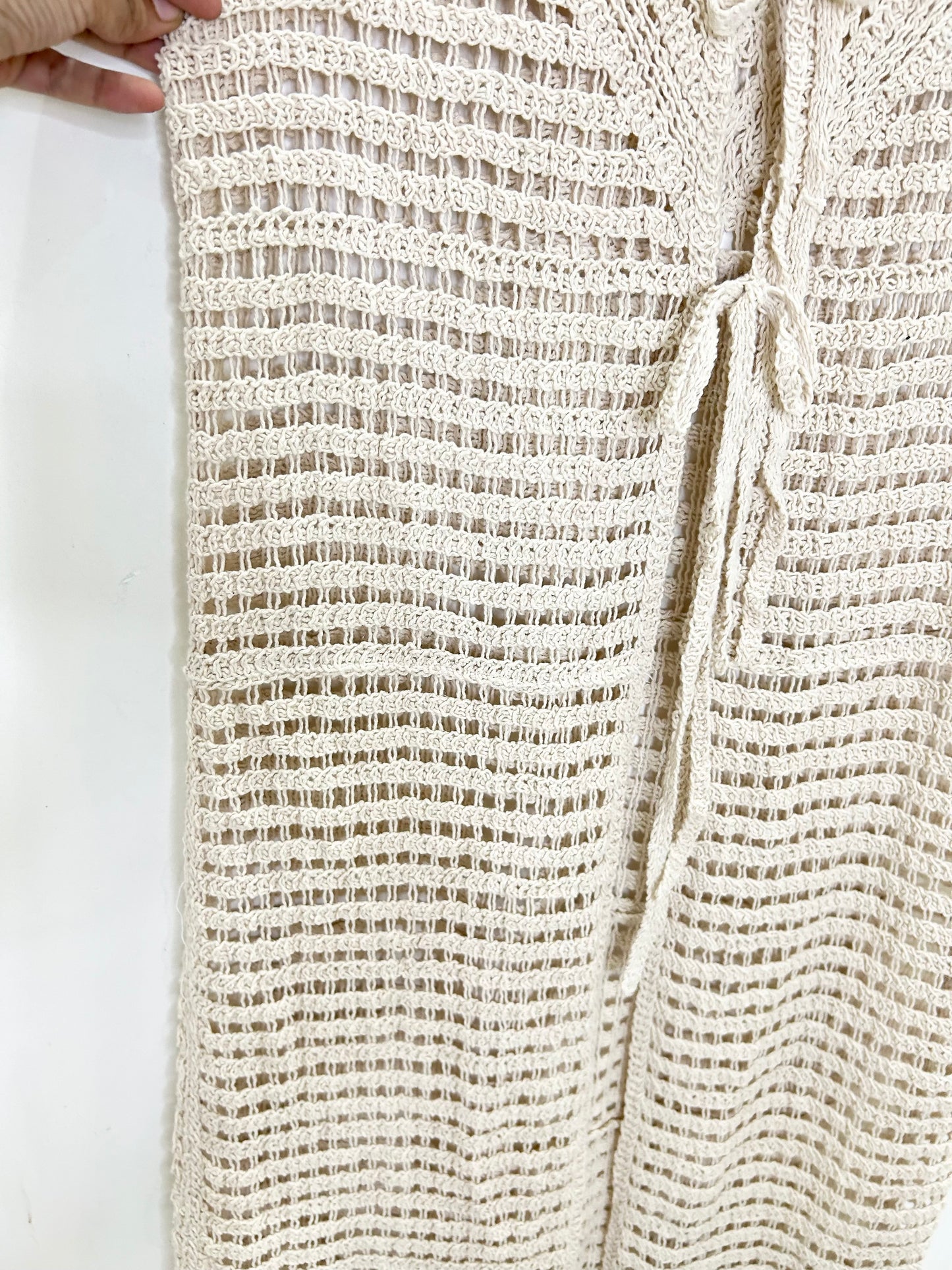 Crochet Beige Shrug