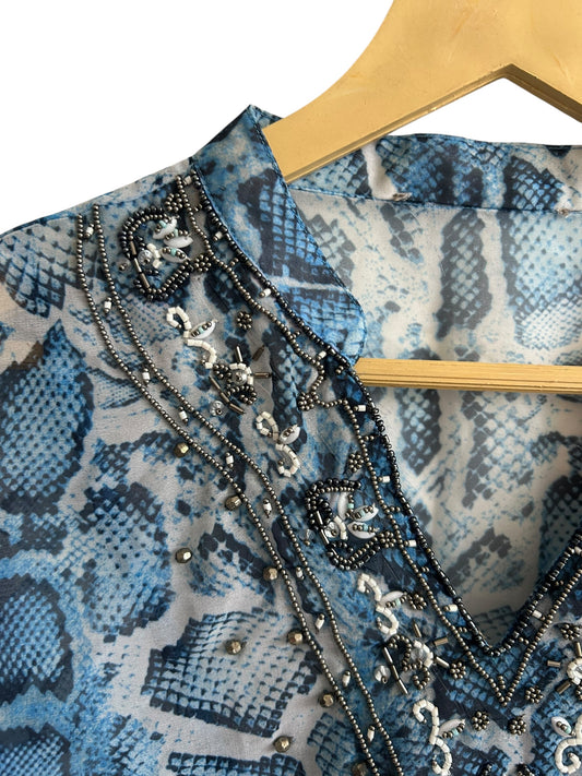 Snake Beaded Top