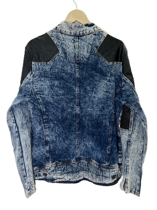 Acid Wash Biker Jacket