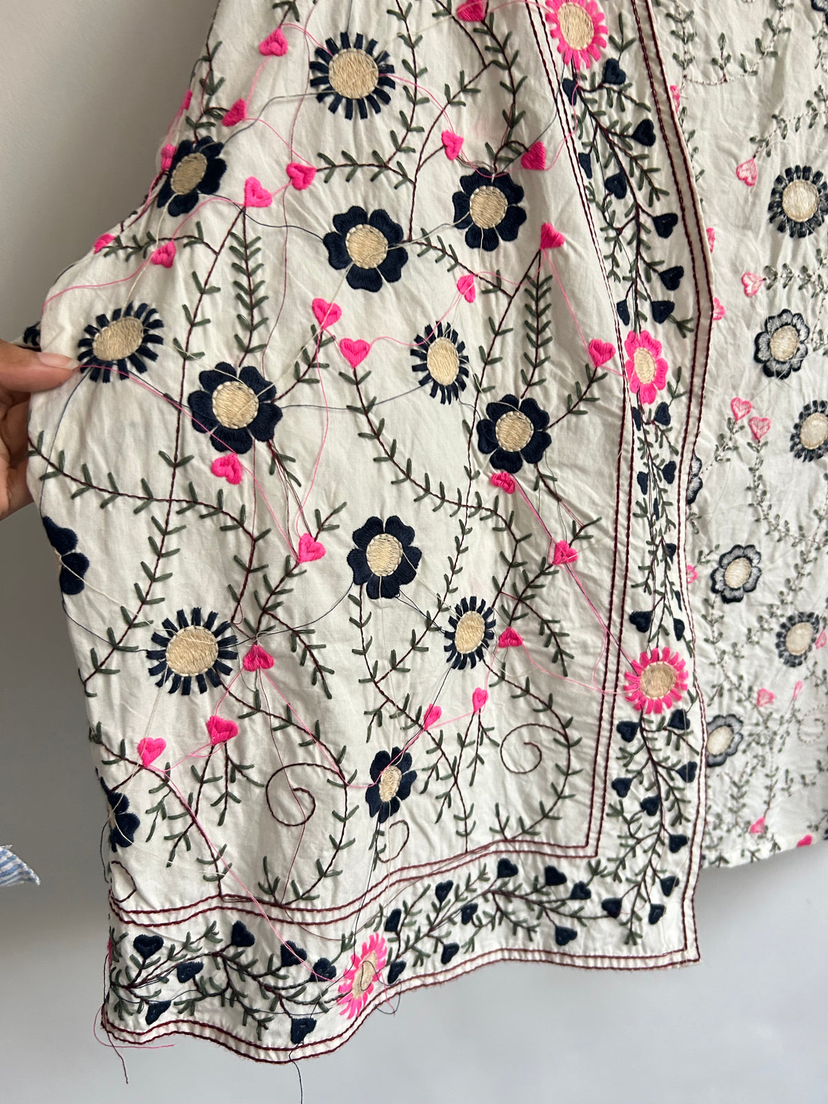 Embroidered Shrug: 46”