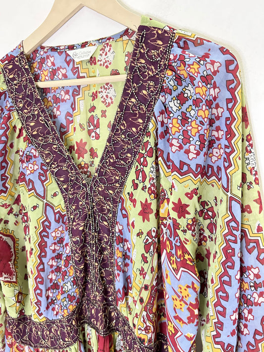 Boho Embellished Top