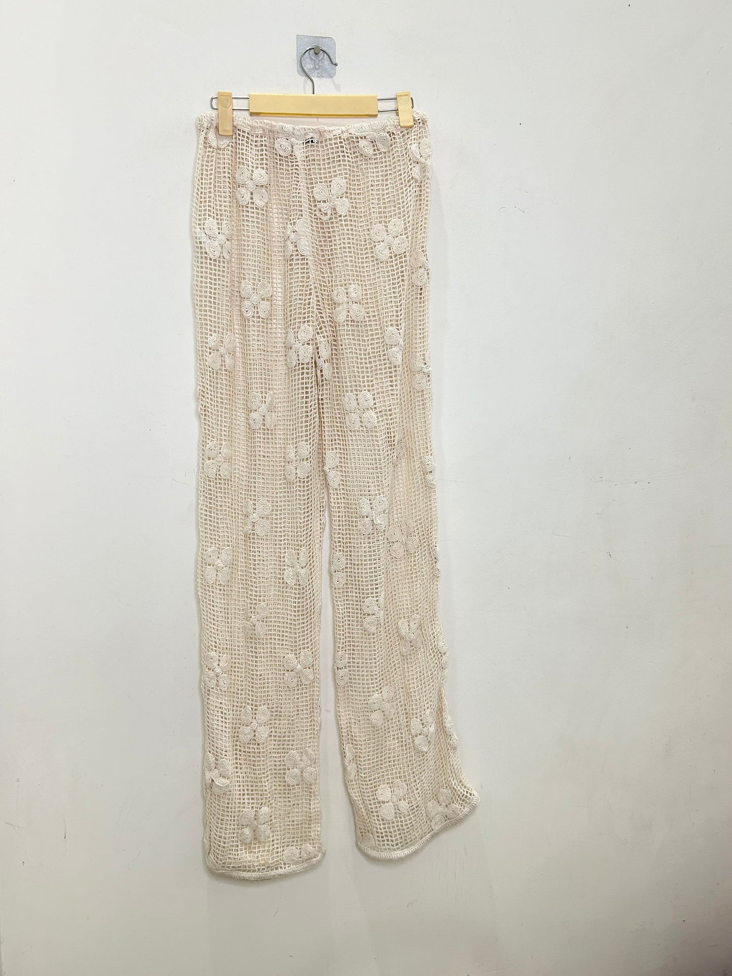 Crochet Beige Pants