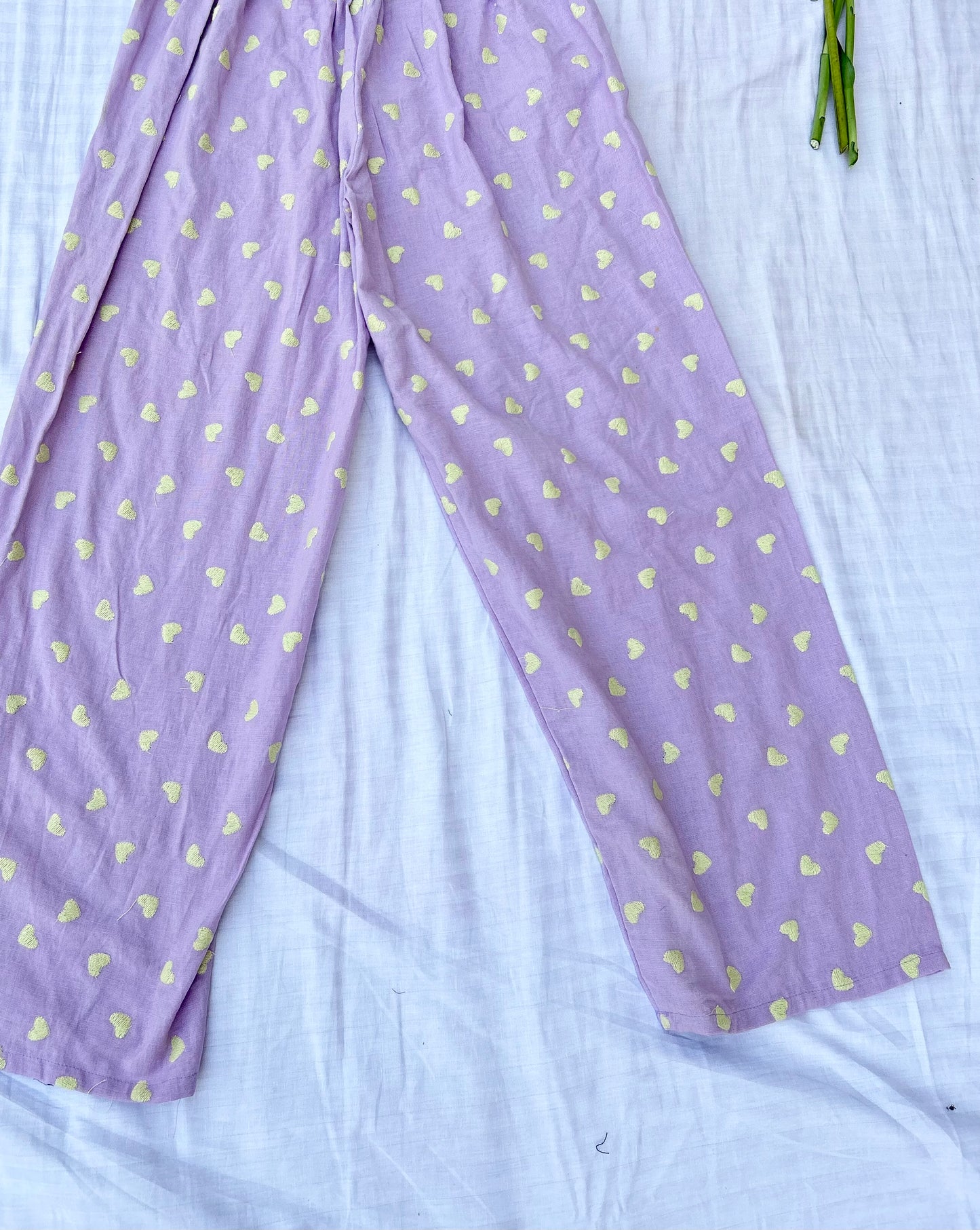 Lavender Bow Pants