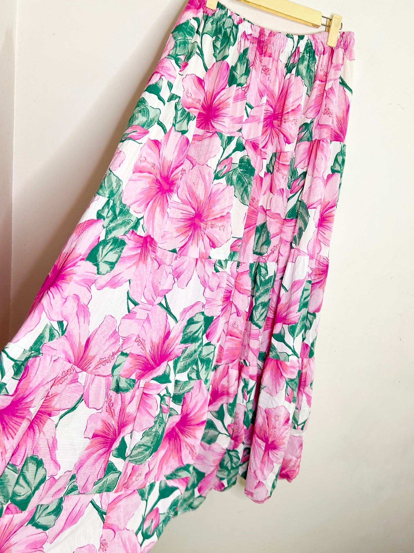 Bougainville Print Skirt