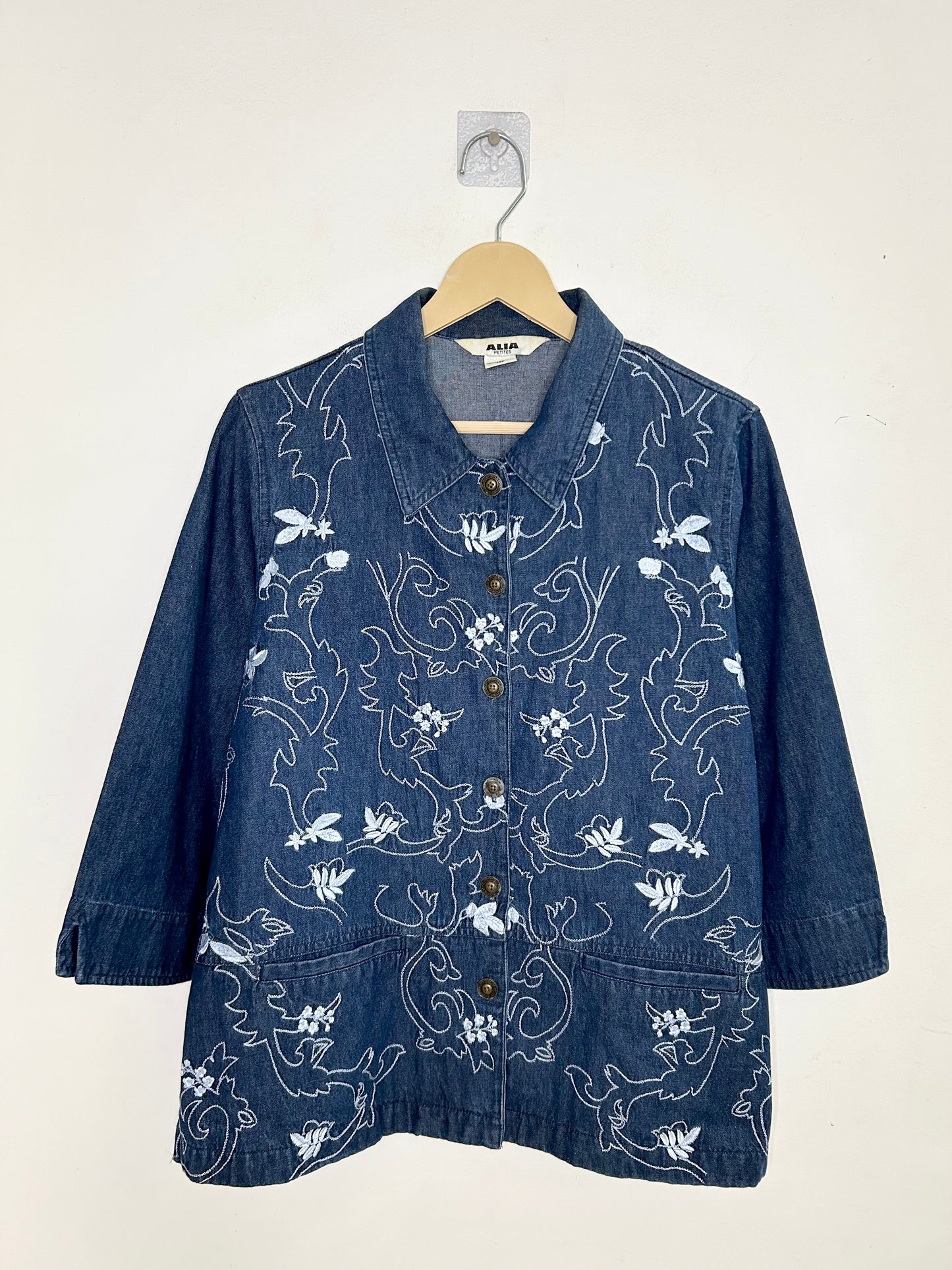 Embroidered Denim Shirt/ Jacket