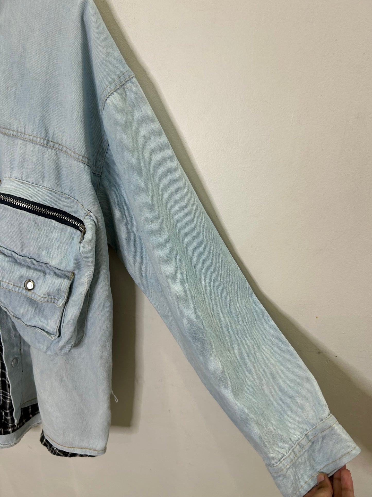 Deconstructed Checkered Jacket