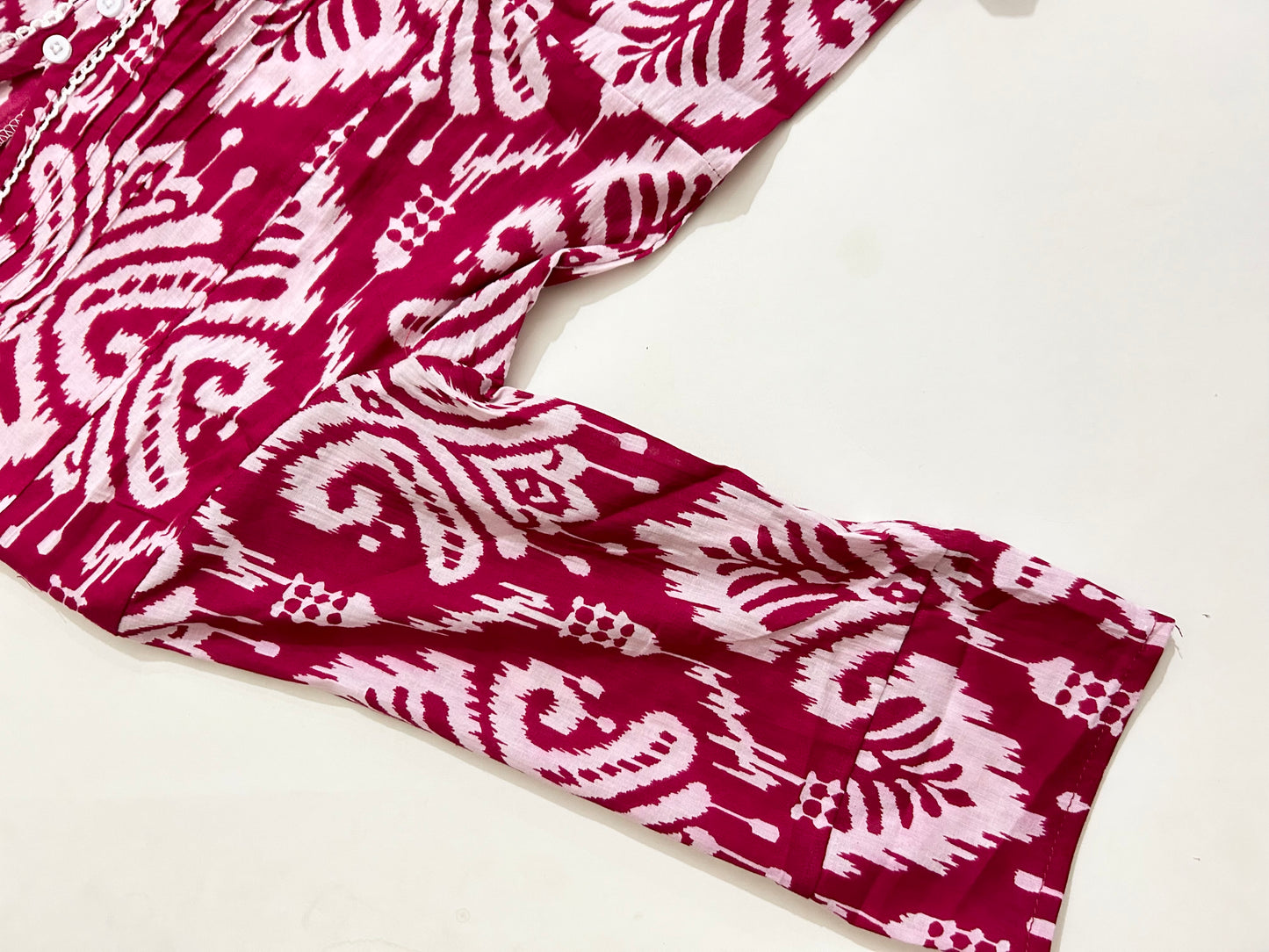 Ethnic Red Kurta Top