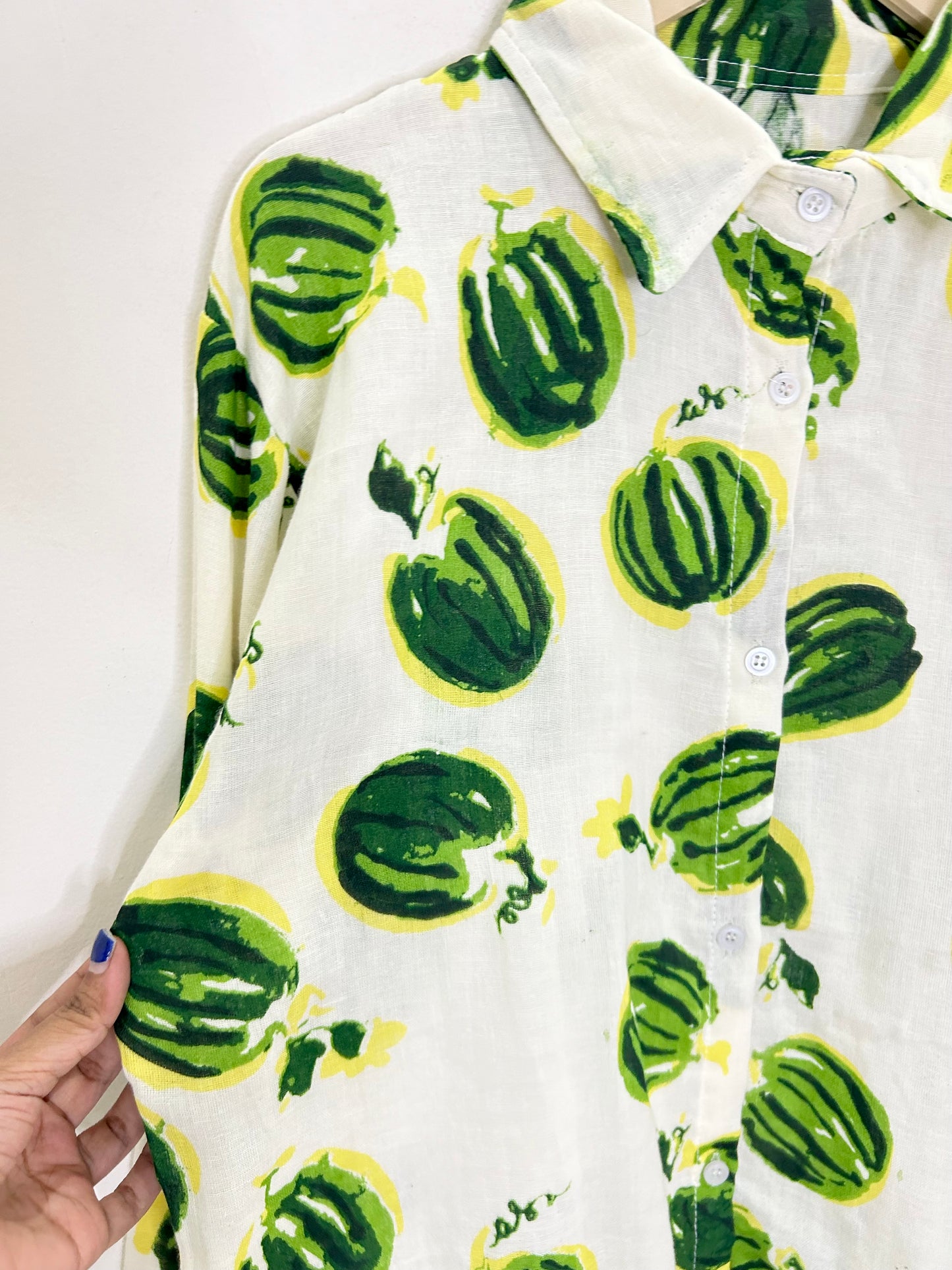 Watermelon Print Shirt- Chest: 44”