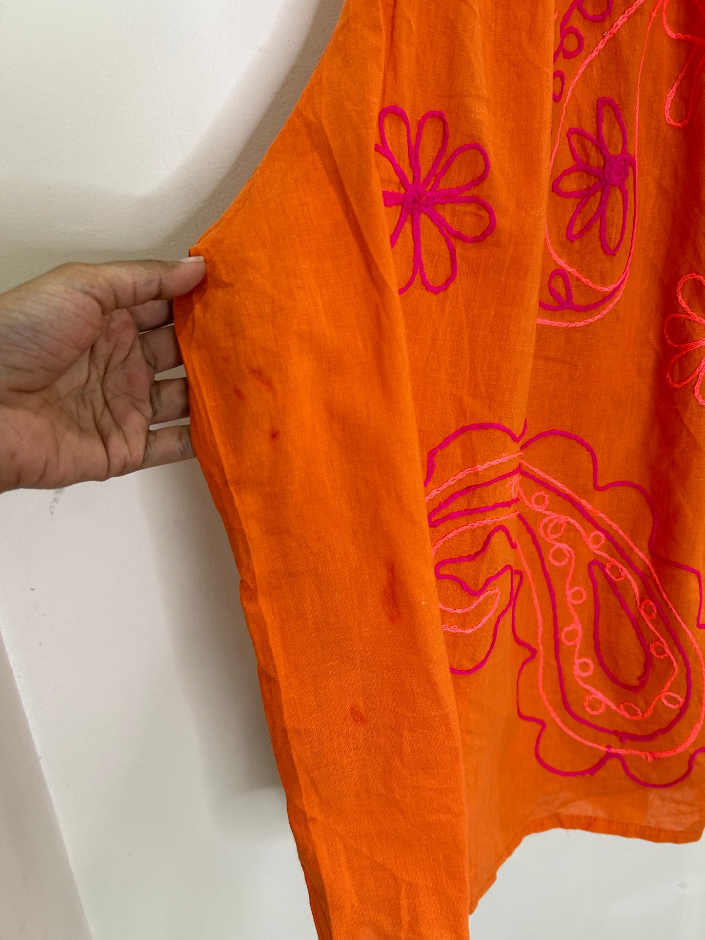 Embroidered Threadwork Shirt