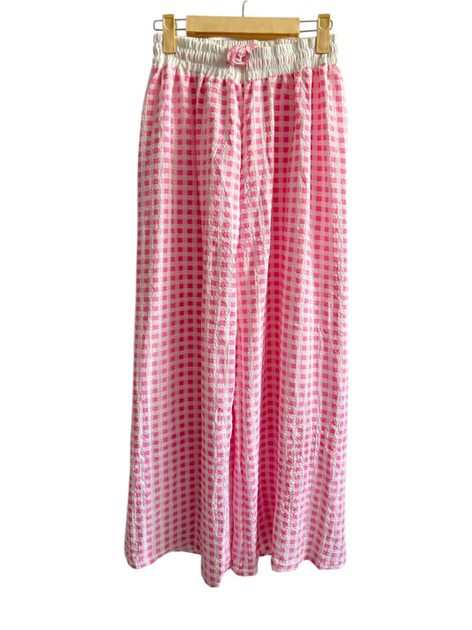 Gingham Pink Pants